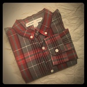 OLD NAVY: Boys Long Sleeve Button Down Shirt
